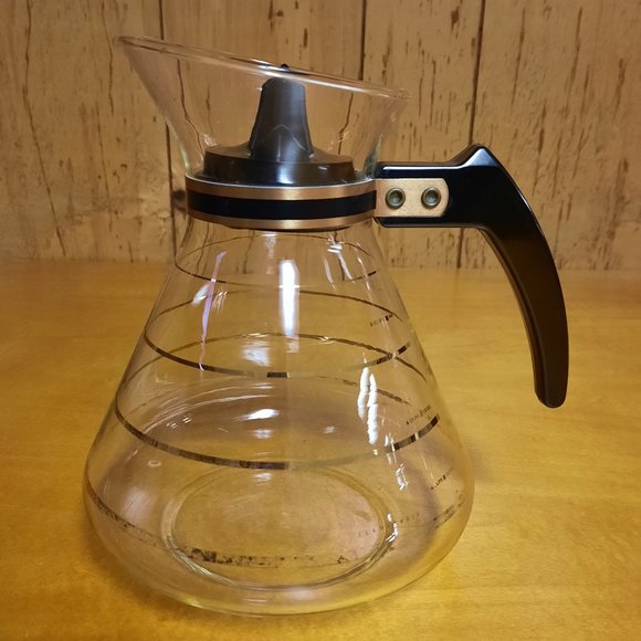 Vintage Glass Coffee Pot with Original Lid - Picture 1 of 6
